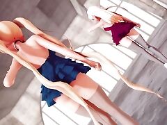 Mmd R-eighteen Anime Nymphs Sexy Dancing Clip 314