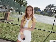 Getting Picked-up By A Stranger, Alexis James Goes Total Superslut After Tennis