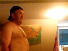 Naked Man Standin Up Jerkoff