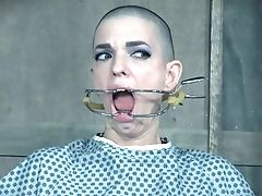 Enslaved Bald Headed Whore Abigail Dupree Is Ready For Some Bondage & Discipline Session