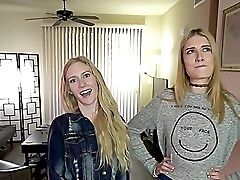 Blonde Honies Go Utter Mode Throating Dick And Fucking In Point Of View